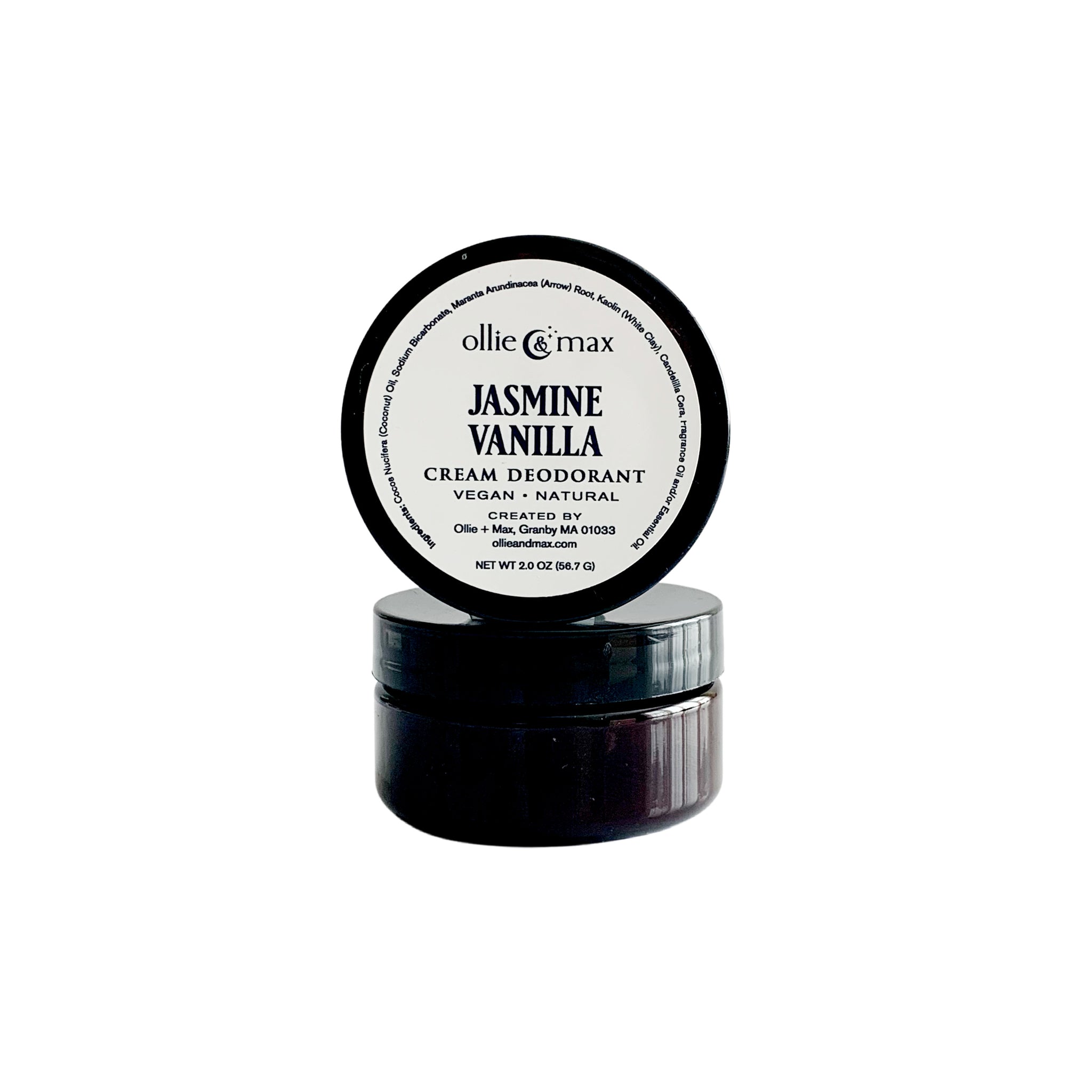 Jasmine Vanilla Natural Deodorant Vegan Aluminum Free