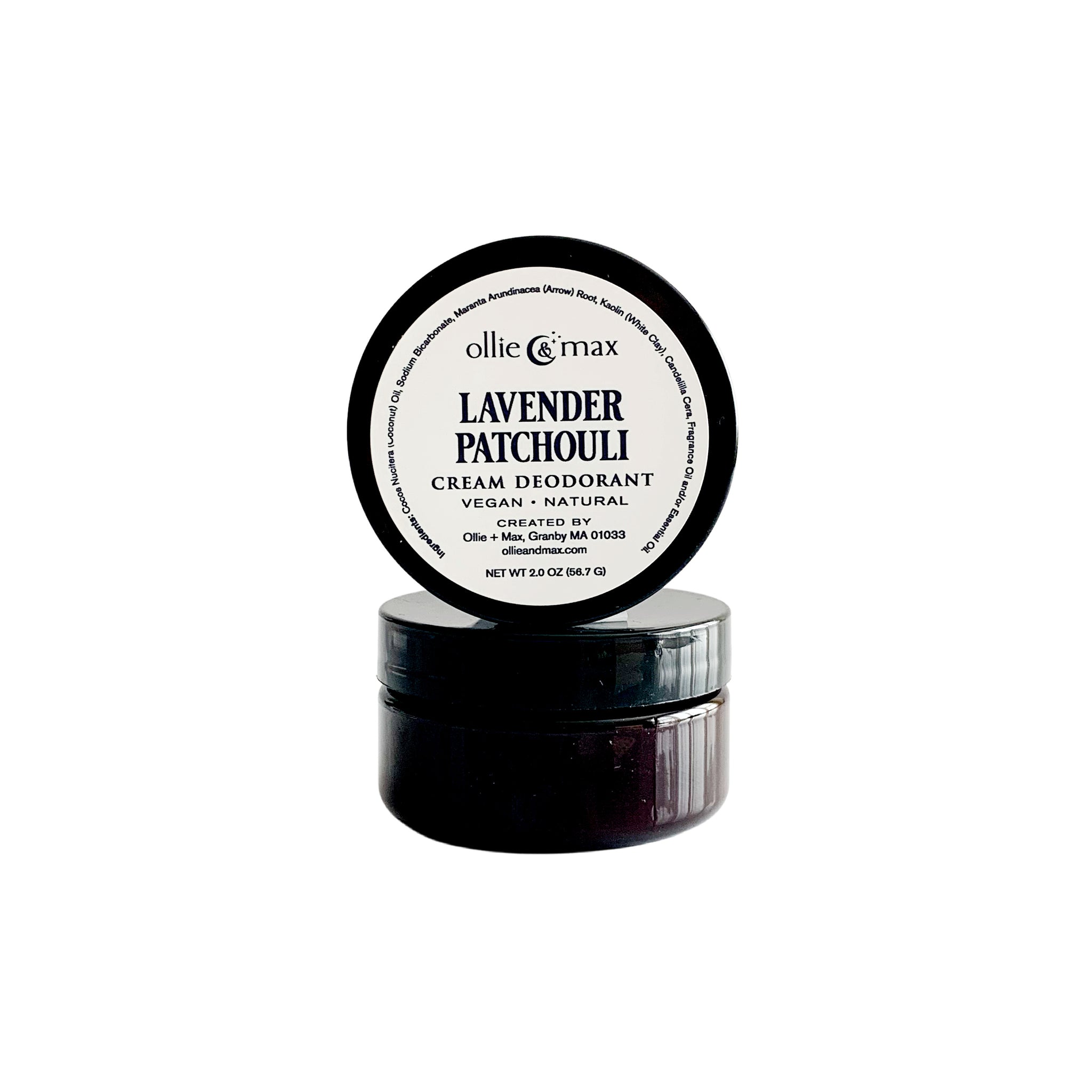 Lavender Patchouli Deodorant Vegan and Aluminum Free