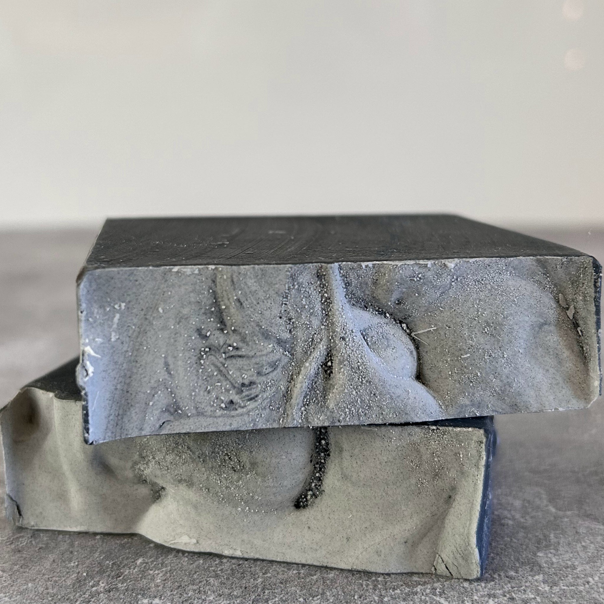 Lemongrass Basil Vegan Soap  with Activated Charcoal - Palm Free